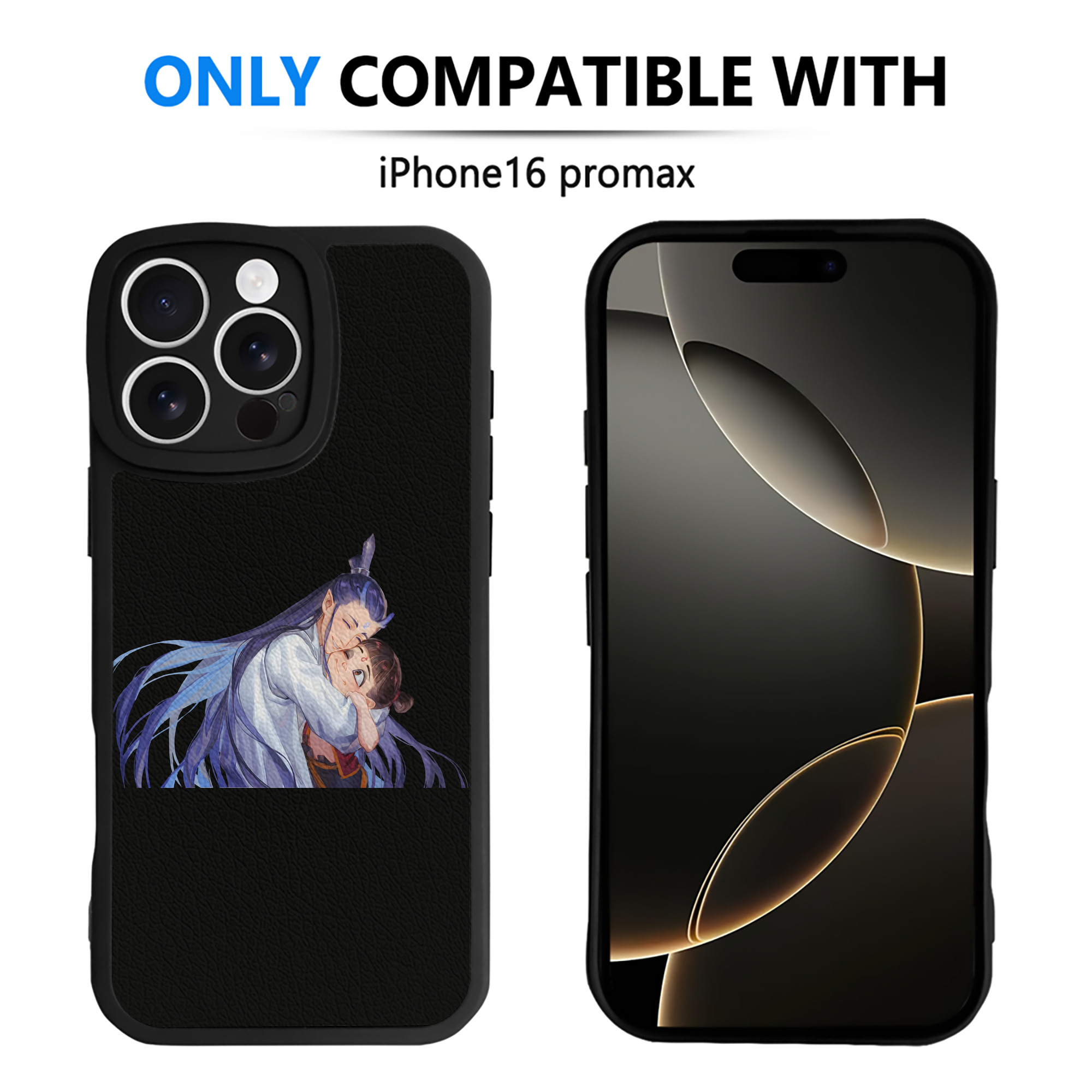 （画像用） Ne Zha 2 ナタ 魔童の大暴れ 【iPhone 16シリーズ対応】シリコンスマホケース（レザー調） 材質：シリコン